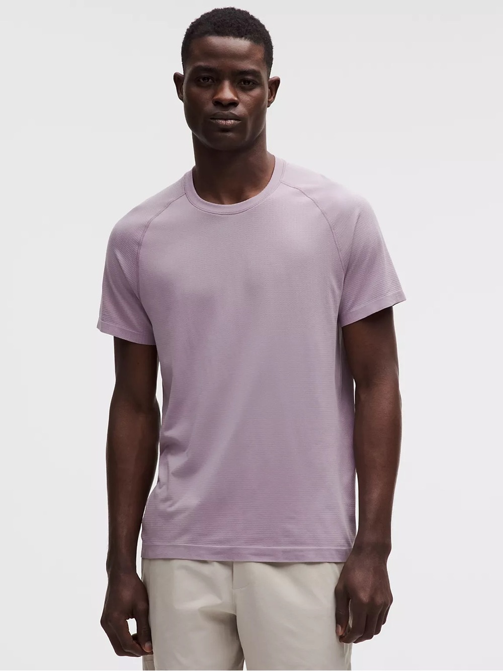 Lululemon Men’s XL Metal Vent Tech Short Sleeve Crew in Light Purple